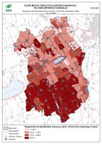 Regisztrált munkanélküliek aránya az aktív (15-64 éves) népesség %-ában - Fejér 