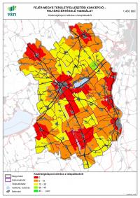 Kistérségközpont elérése a településekről - Fejér megye