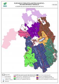 A LEADER helyi akciócsoportok által lefedett terület (2007-2013) - Fejér megye