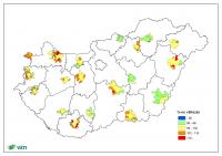 Együtt tervezhető térségek - Népességszámváltozás 2005-2010