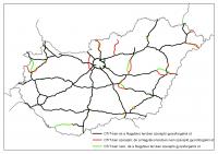 Gyorsforgalmi út hálózat (OTrT(2008.) és Nagytávú terv(2011.) összevetése)
