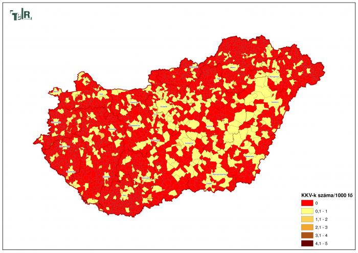 1000 főre jutó kis- és középvállalkozások száma (2007) (foglalkoztatotti létszám