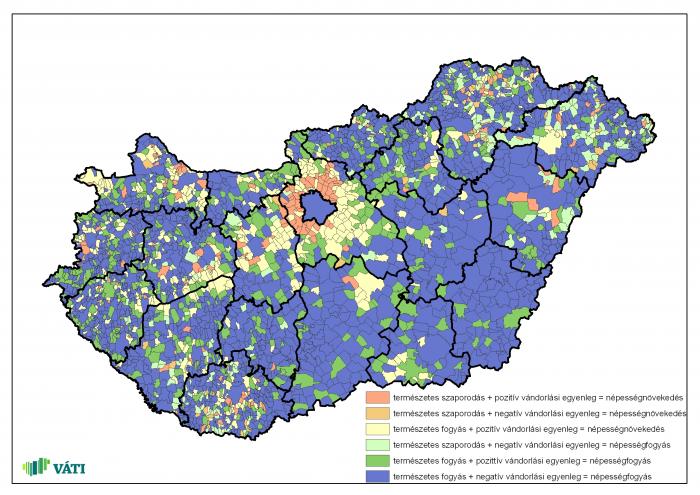 Demográfiai folyamatok 2005-2010