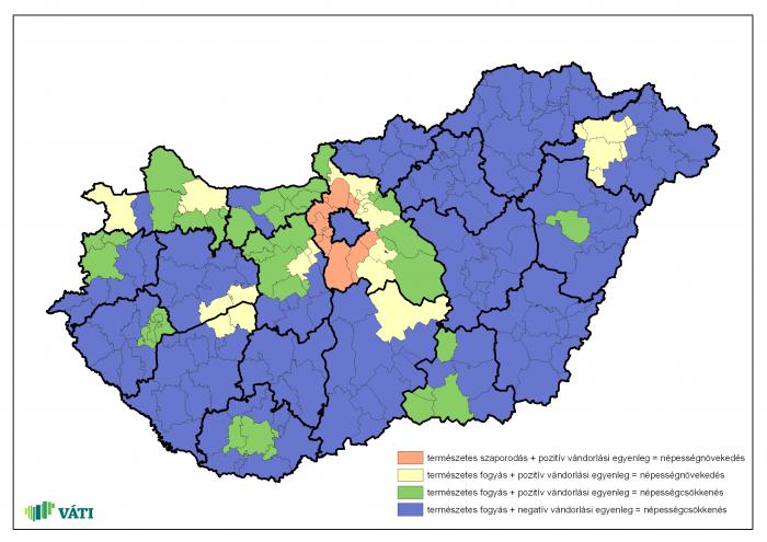 Demográfiai folyamatok 2005-2010