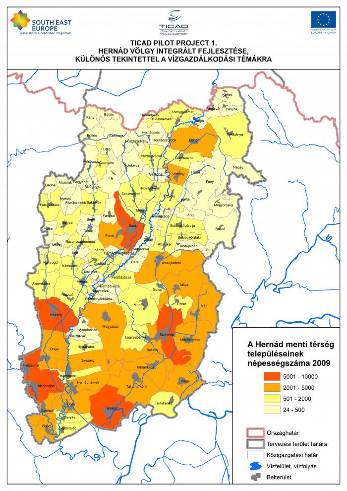 TICAD Pilot Project 1. A Hernád völgy integrált fejlesztése különös tekintettel 