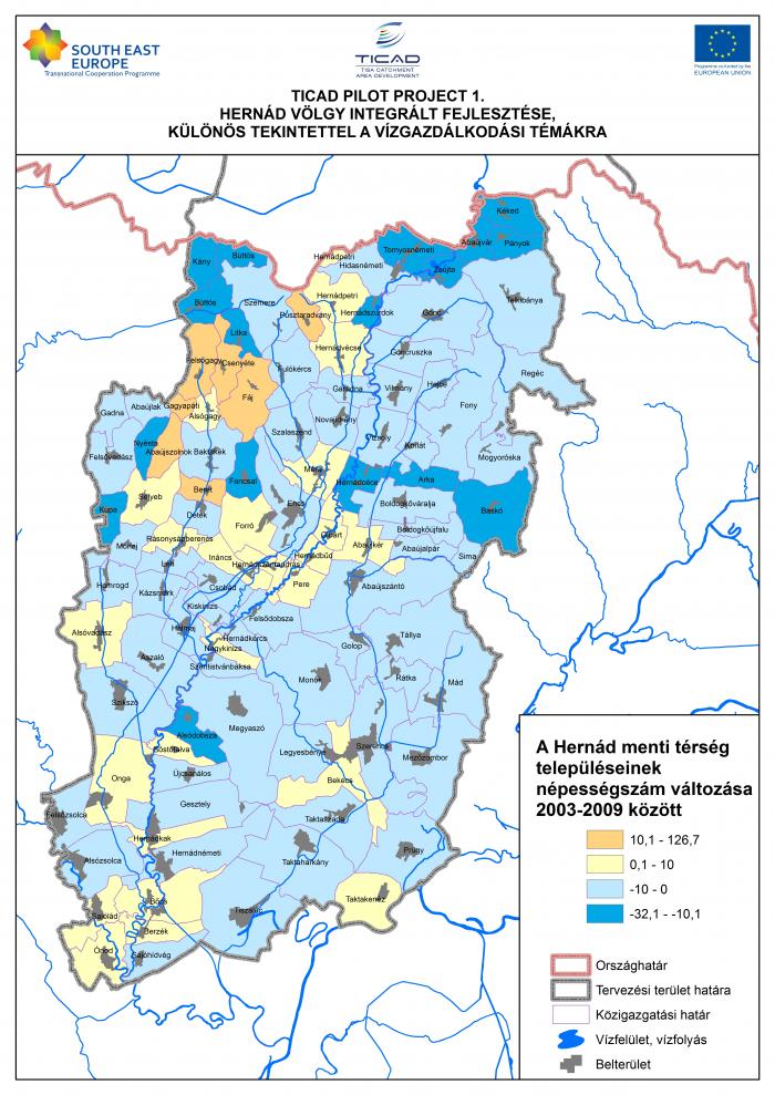 TICAD Pilot Project 1. A Hernád völgy integrált fejlesztése különös tekintettel 