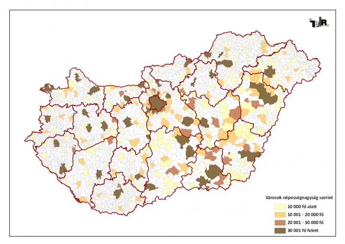 Magyarország városai népességnagyság szerint 