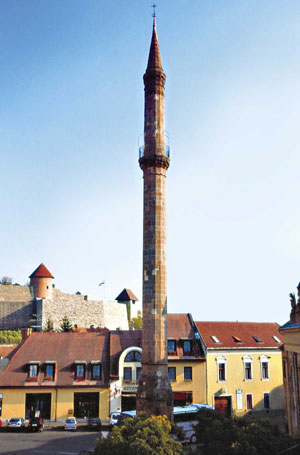Minaret, Eger (forrás: eger.hu)